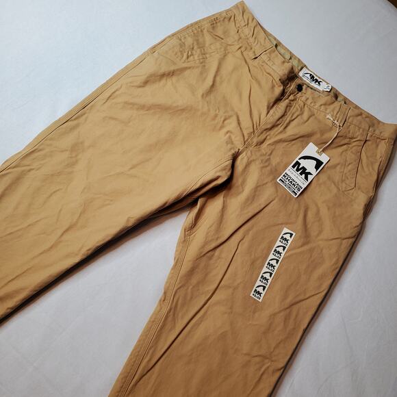 Mountain Khakis Men's 42X32 NWT Flannel Lined Mountain Pant Relaxed Fit Beige